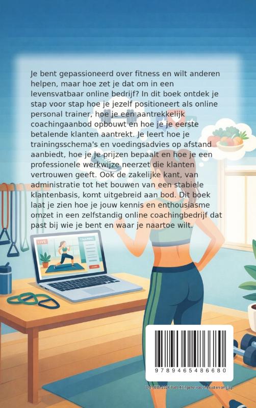 Achterkant van Hoe Word Je een Personal Trainer Online