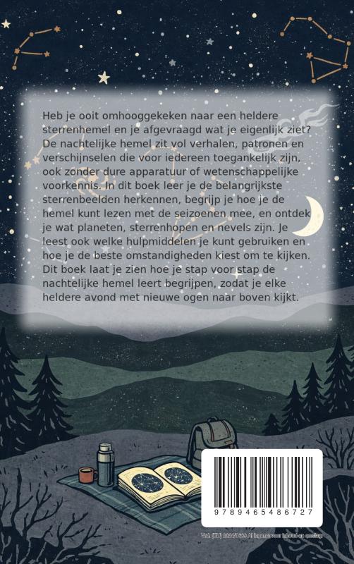 Achterkant van Starten met Sterrenkijken