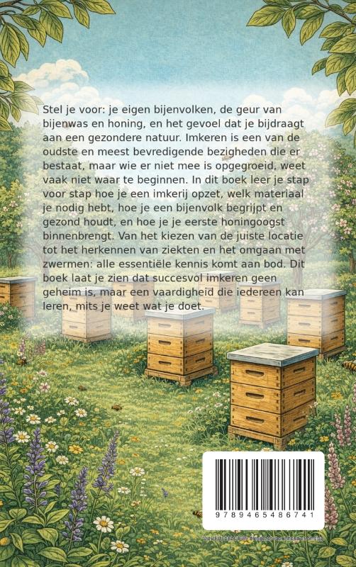 Achterkant van Starten met een Imkerij