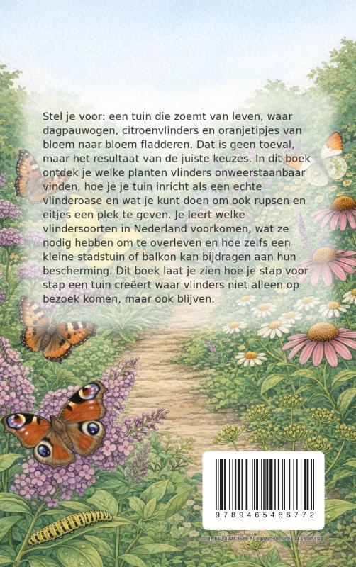 Achterkant van Starten met Vlindertuinen