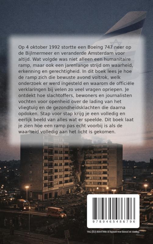 Achterkant van Alles over de Bijlmerramp