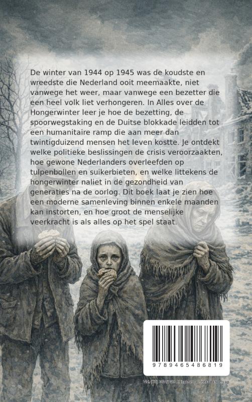 Achterkant van Alles over de Hongerwinter