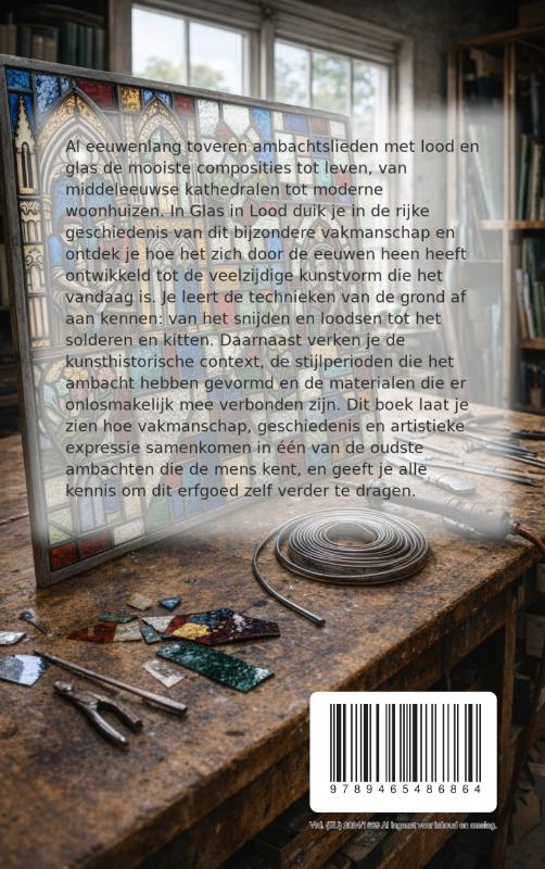 Achterkant van Glas in Lood