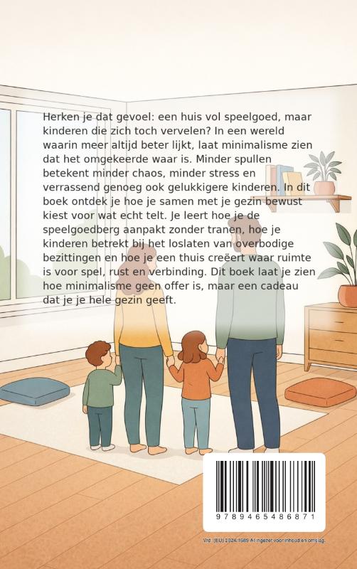 Achterkant van Minimalisme met Kinderen