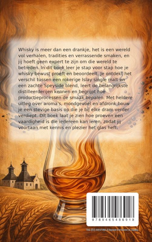 Achterkant van Whisky Proeven Leren