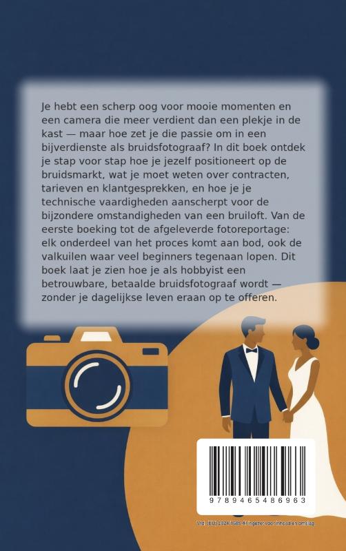 Achterkant van Bijverdienen als Fotograaf bij Bruiloften