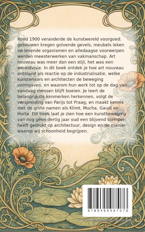 Achterkant van Alles over Art Nouveau