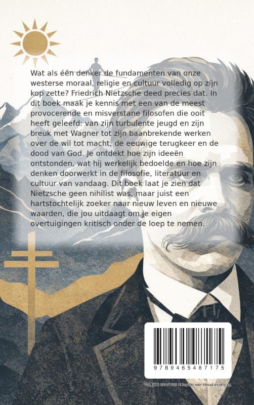 Achterkant van Alles over Nietzsche