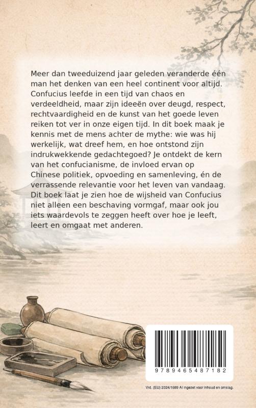 Achterkant van Alles over Confucius