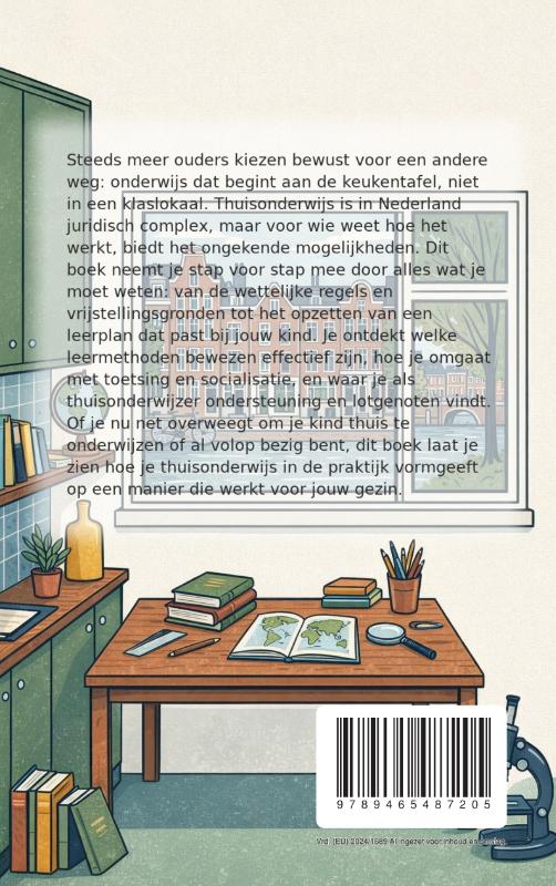 Achterkant van Thuisonderwijs in Nederland