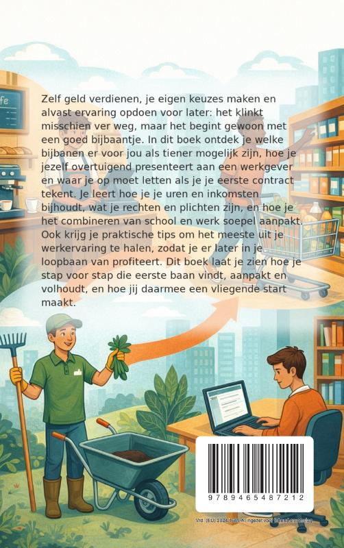 Achterkant van Een Bijbaantje voor Tieners