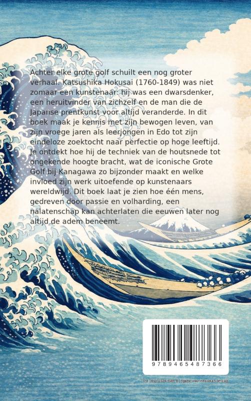 Achterkant van Alles over Hokusai