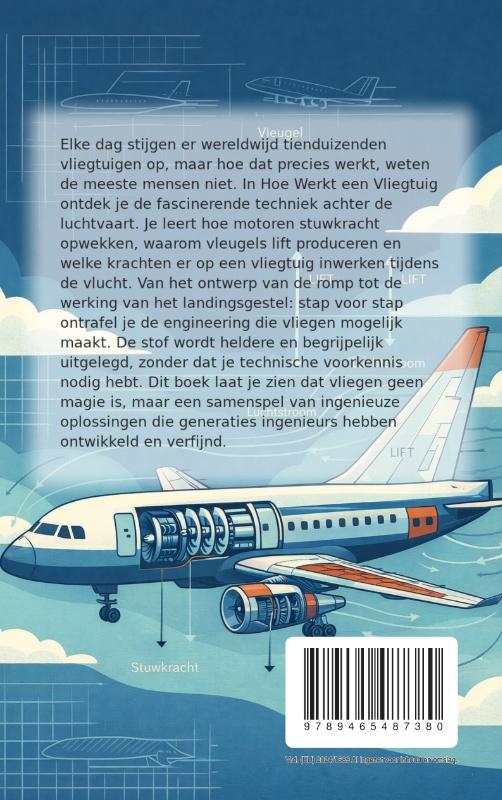 Achterkant van Hoe Werkt een Vliegtuig