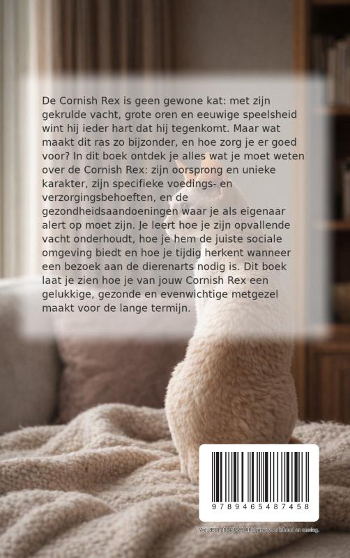 Achterkant van Alles over de Cornish Rex