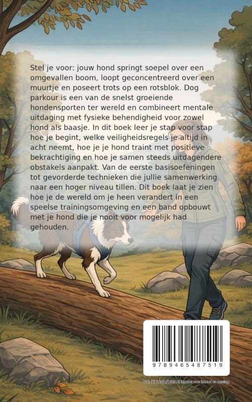 Achterkant van Alles over Dog Parkour