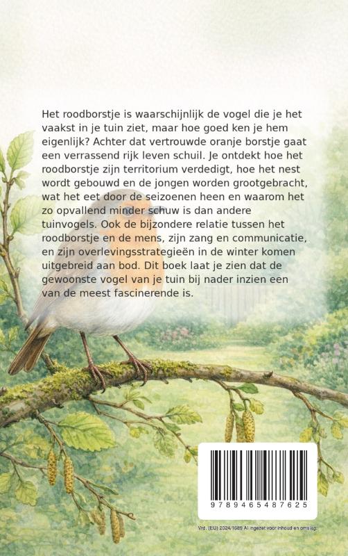 Achterkant van Alles over Roodborstjes