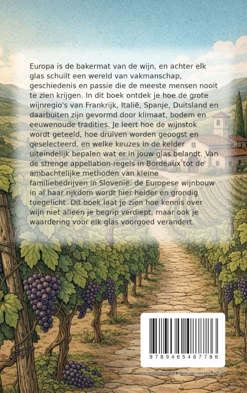 Achterkant van Alles over Wijnbouw in Europa