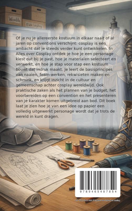 Achterkant van Alles over Cosplay