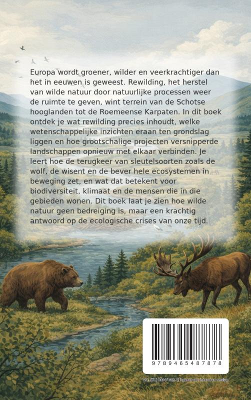 Achterkant van Alles over Rewilding in Europa