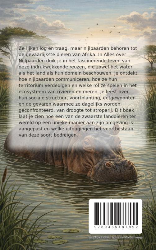 Achterkant van Alles over Nijlpaarden