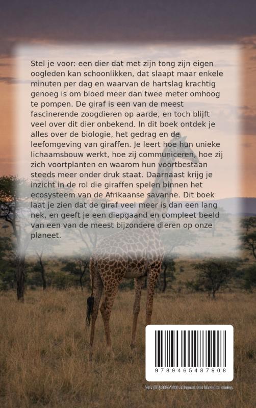 Achterkant van Alles over Giraffen