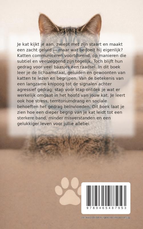 Achterkant van Alles over Kattengedrag Lezen