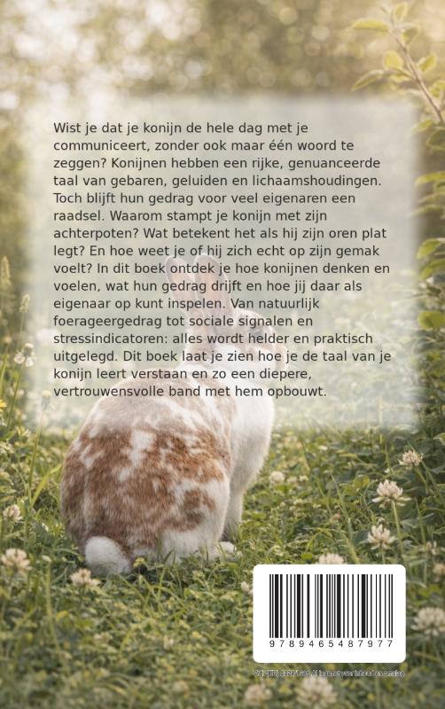 Achterkant van Alles over Konijnengedrag