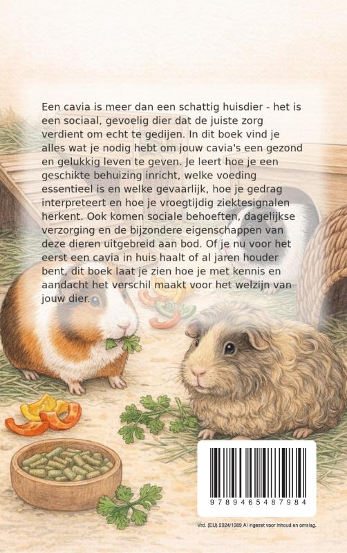 Achterkant van Alles over Cavia's Houden