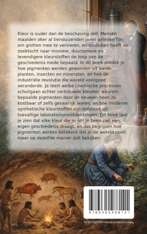 Achterkant van Alles over Pigmenten door de Eeuwen