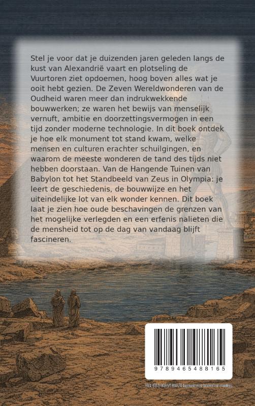 Achterkant van De Zeven Wereldwonderen van de Oudheid