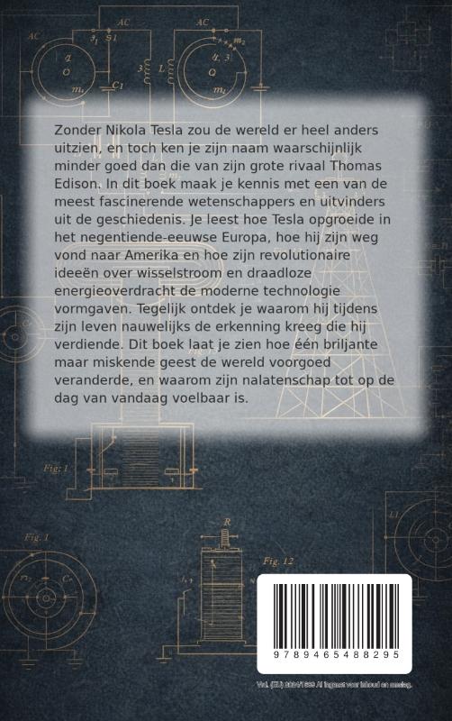 Achterkant van Alles over Nikola Tesla