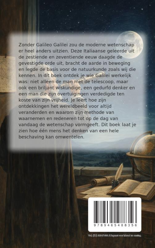 Achterkant van Alles over Galileo Galilei