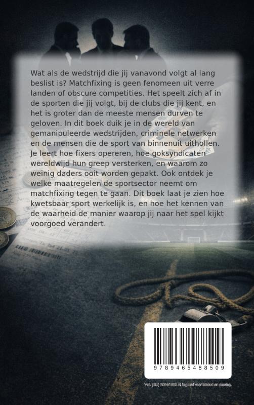 Achterkant van Matchfixing Ontmaskerd