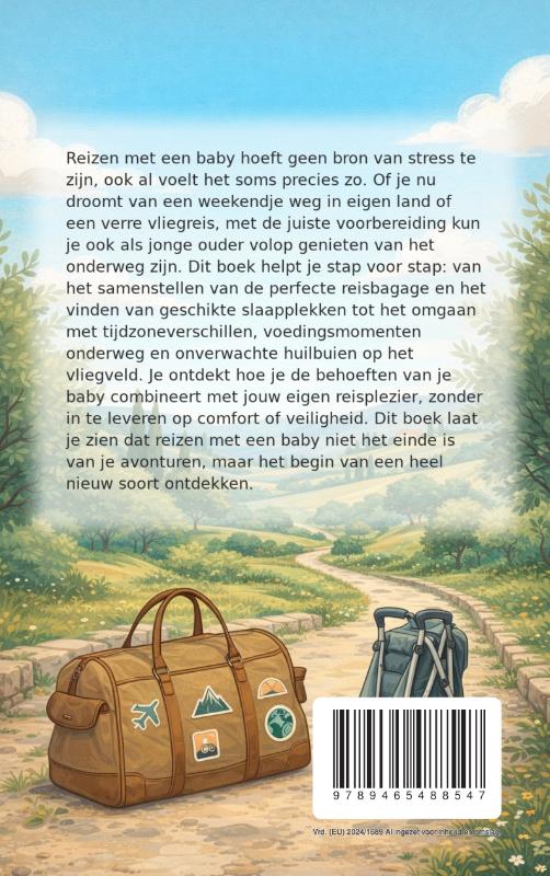 Achterkant van Met een Baby op Reis
