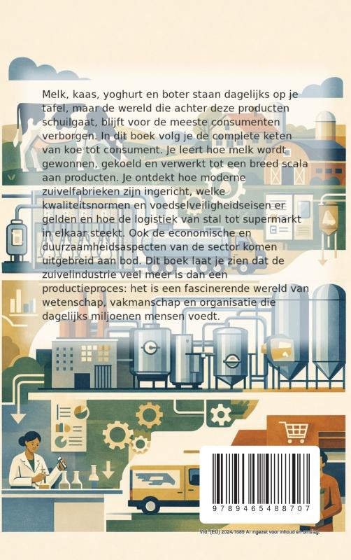 Achterkant van De Zuivelindustrie van Binnen