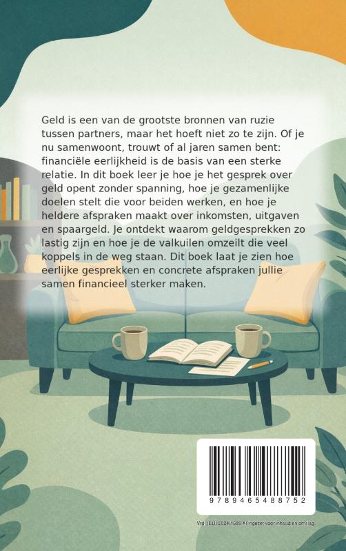 Achterkant van Geld Praten met je Partner