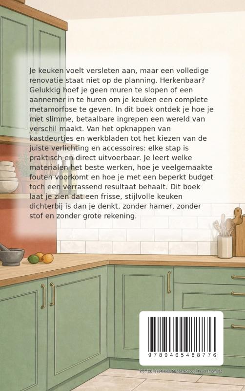 Achterkant van Keuken Pimpen Zonder Renovatie