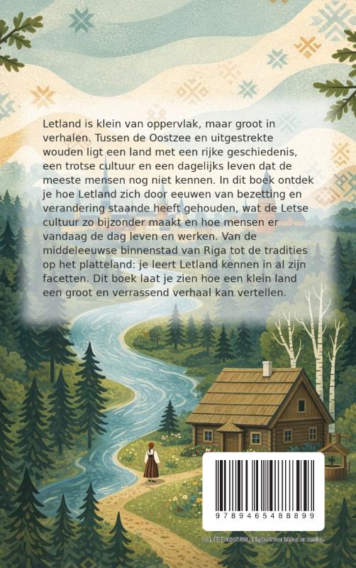Achterkant van Alles over Letland