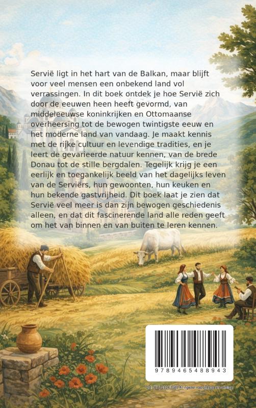 Achterkant van Alles over Servië