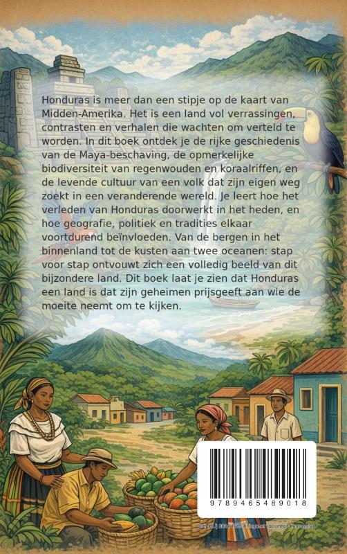 Achterkant van Alles over Honduras