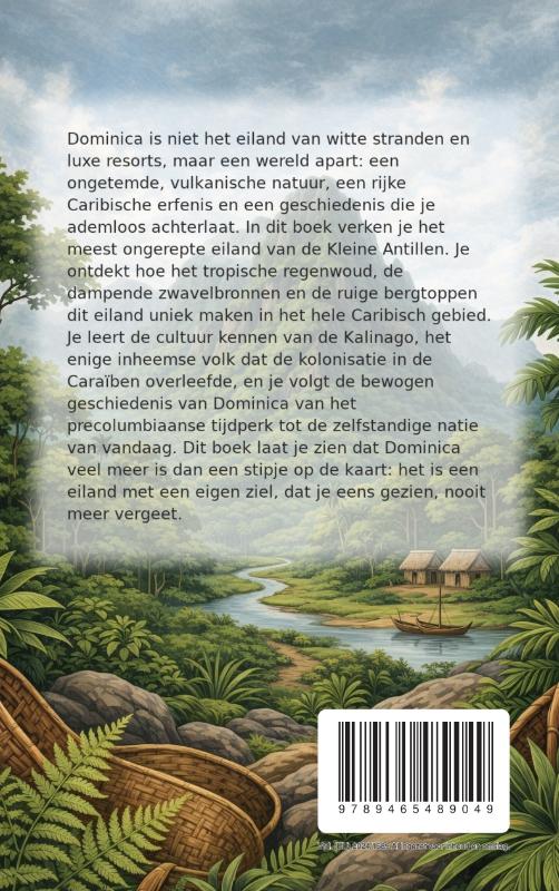 Achterkant van Alles over Dominica