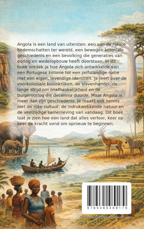 Achterkant van Alles over Angola