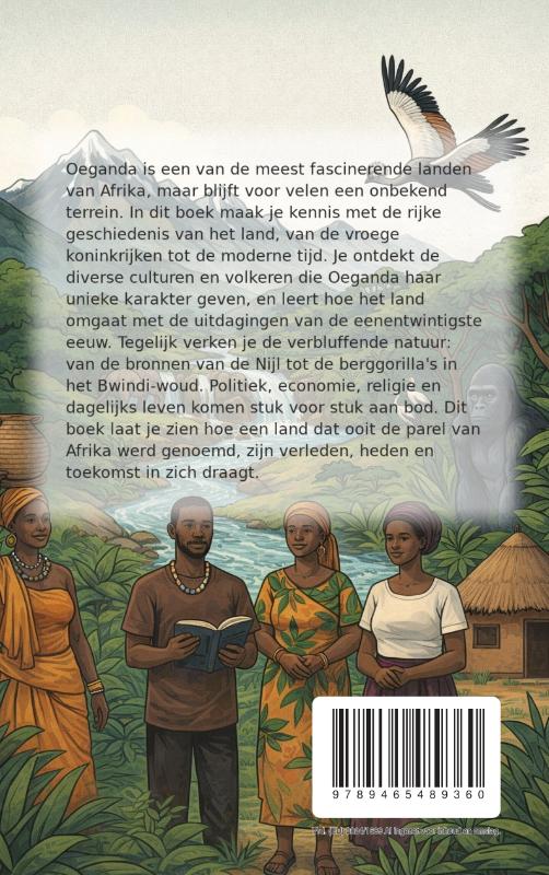 Achterkant van Alles over Oeganda