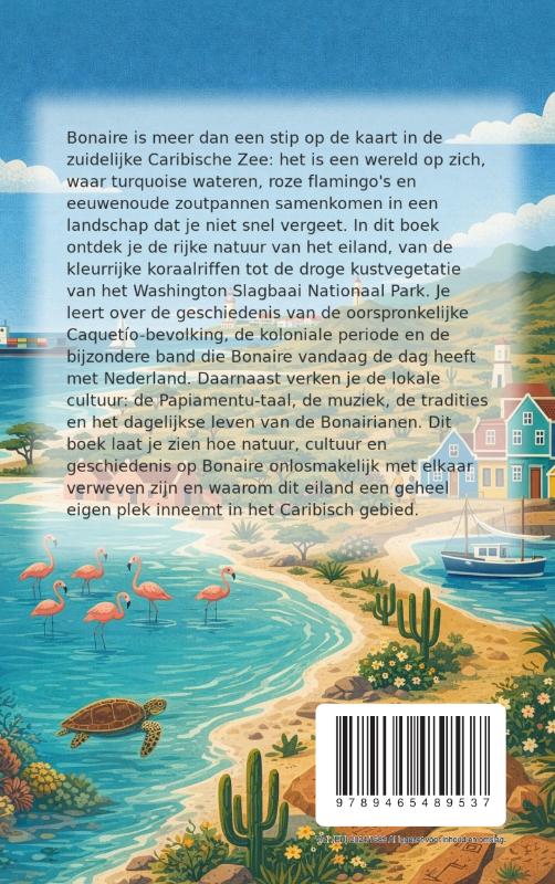 Achterkant van Alles over Bonaire