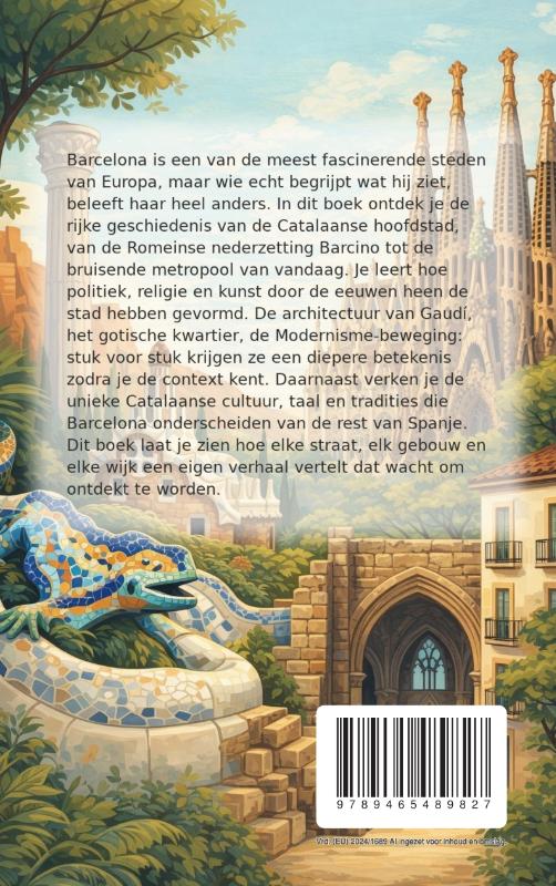 Achterkant van Alles over Barcelona