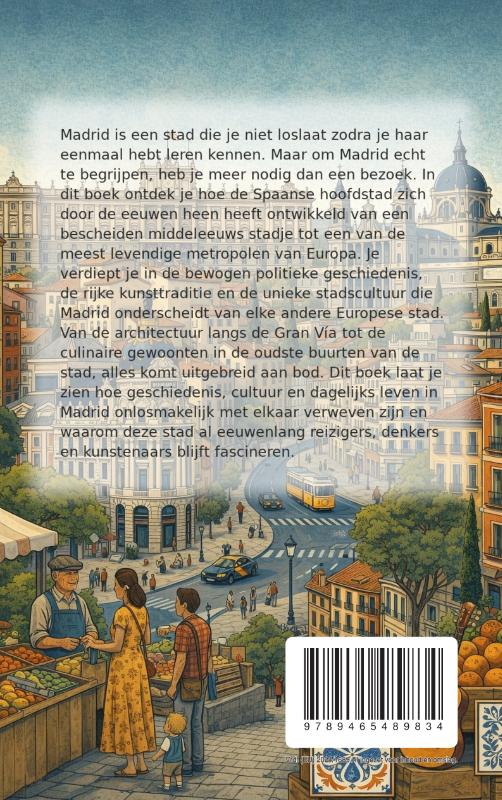 Achterkant van Alles over Madrid
