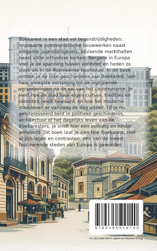 Achterkant van Alles over Boekarest