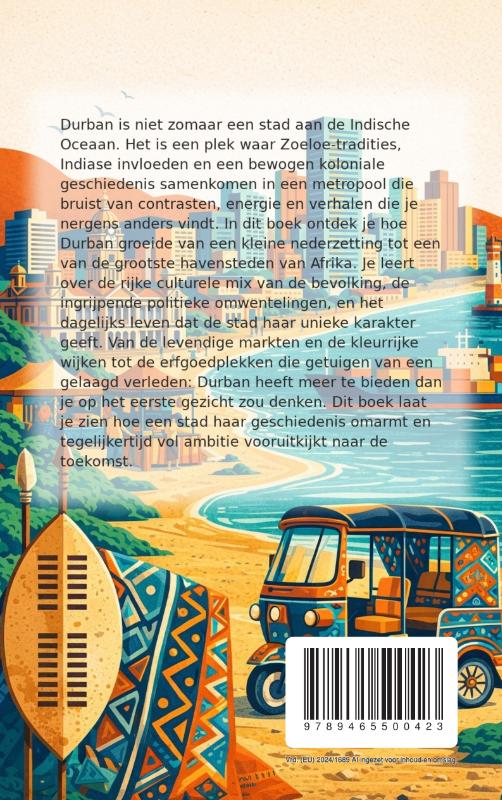 Achterkant van Alles over Durban