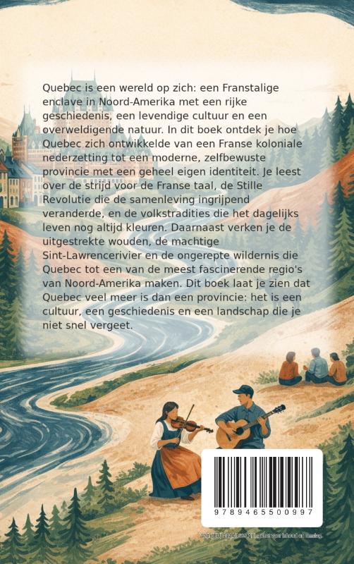 Achterkant van Alles over Quebec