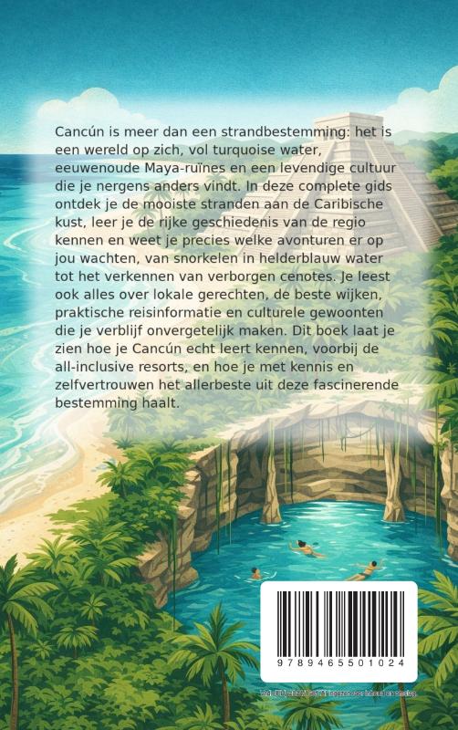 Achterkant van Alles over Cancún